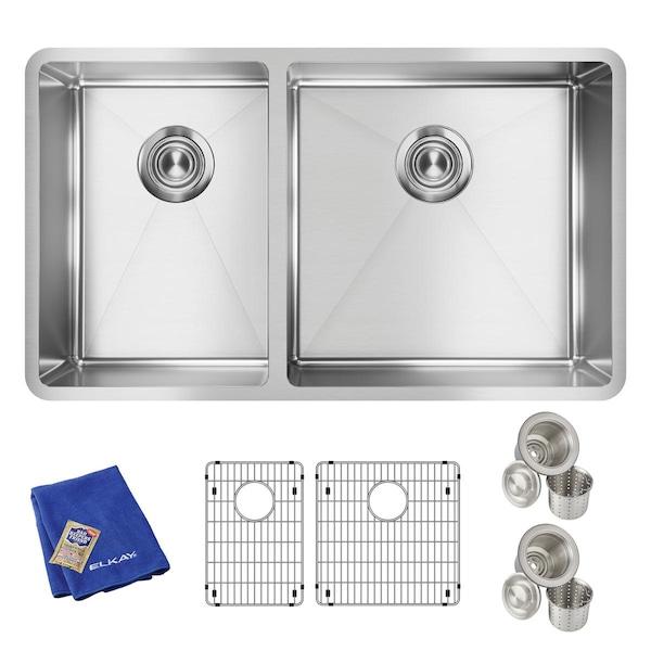 18.5 in W x 31.5 in L x 9 in H, Stainless Steel